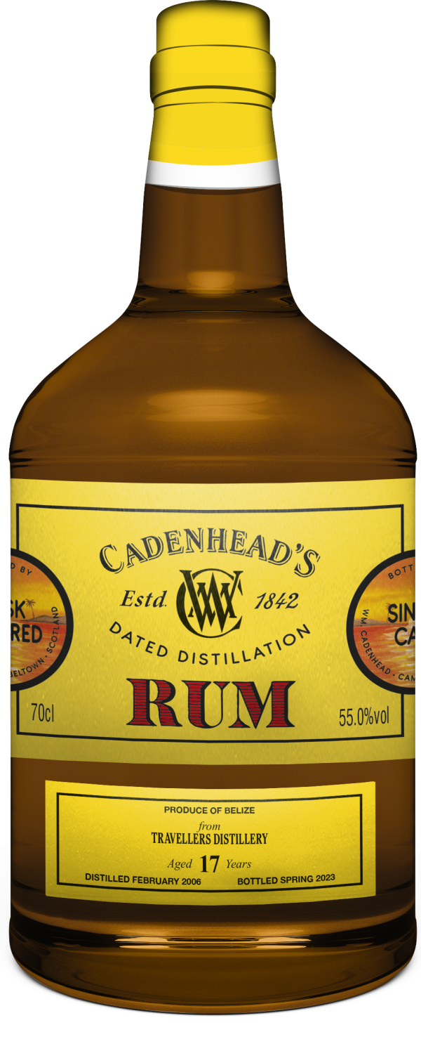 Travellers Distillery 17yo 55.0% ABV Dated Distillation Rum from Belize 70cl