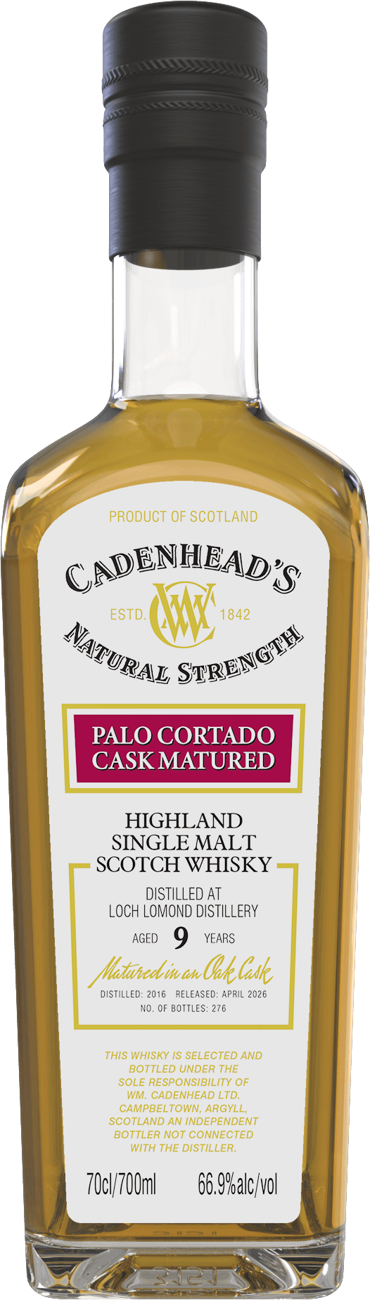 Loch Lomond 9yo 66.9% abv 70cl Single Malt Whisky