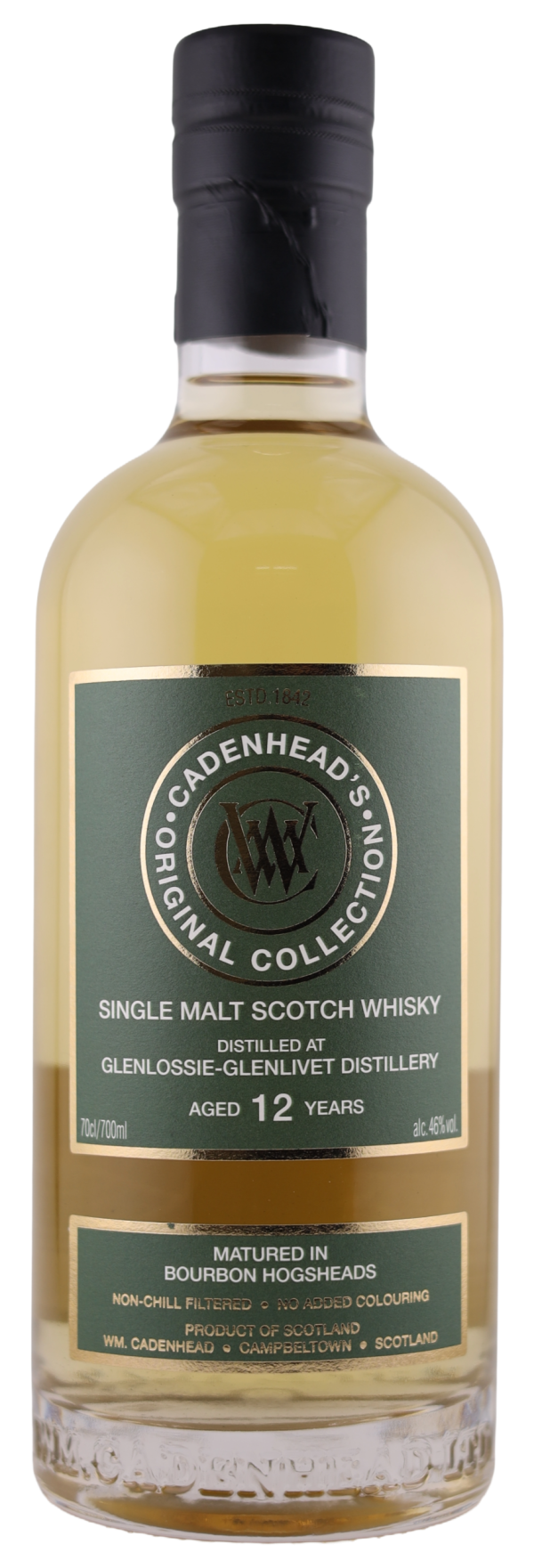 Glenlossie-Glenlivet 12yo 46% abv 70cl Single Malt Whisky