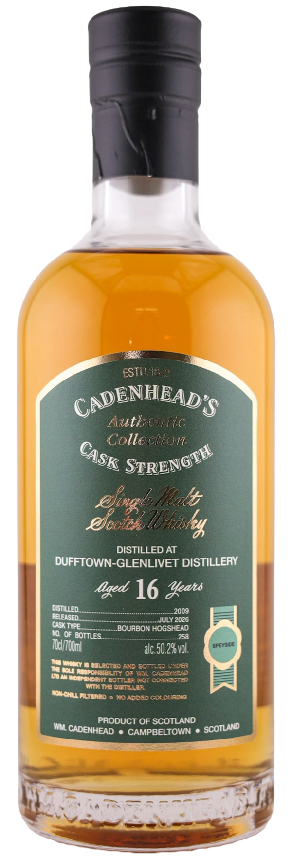 Dufftown-Glenlivet 16y 50.2% abv 70cl Single Malt Whisky