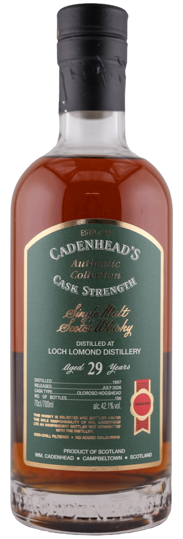 Loch Lomond 29yo 42.1% abv 70cl Single Malt Whisky