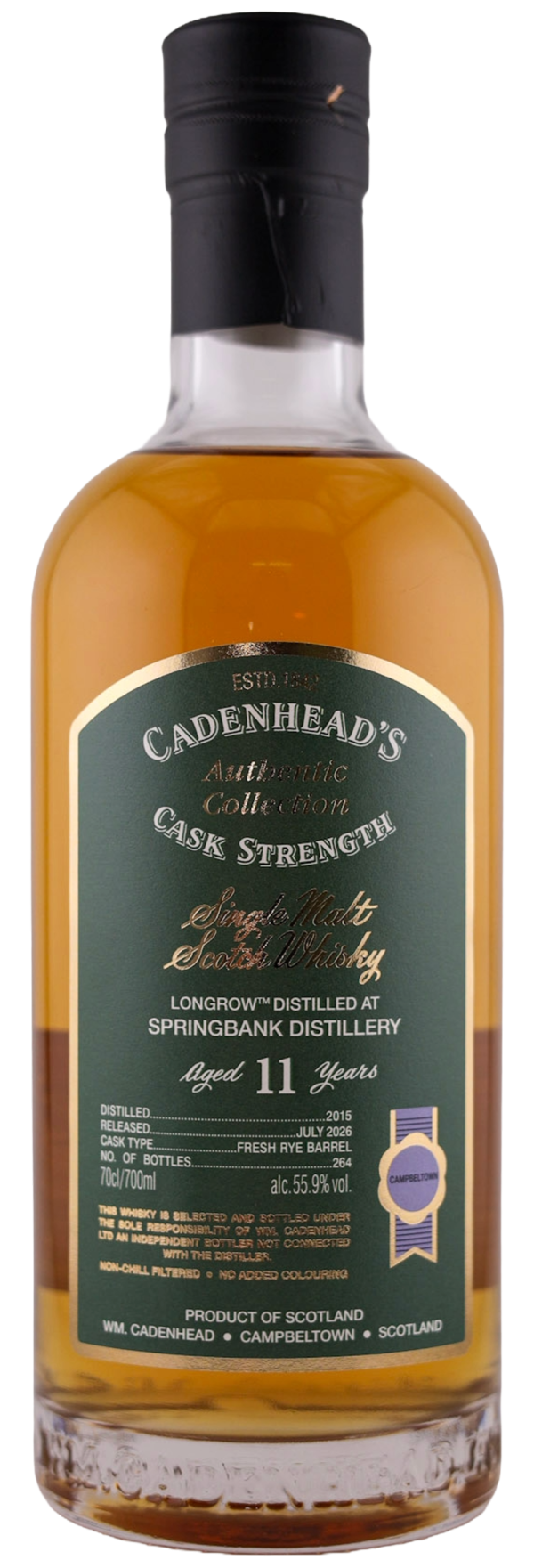 Longrow™ 11yo 55.9% abv 70cl Single Malt Whisky