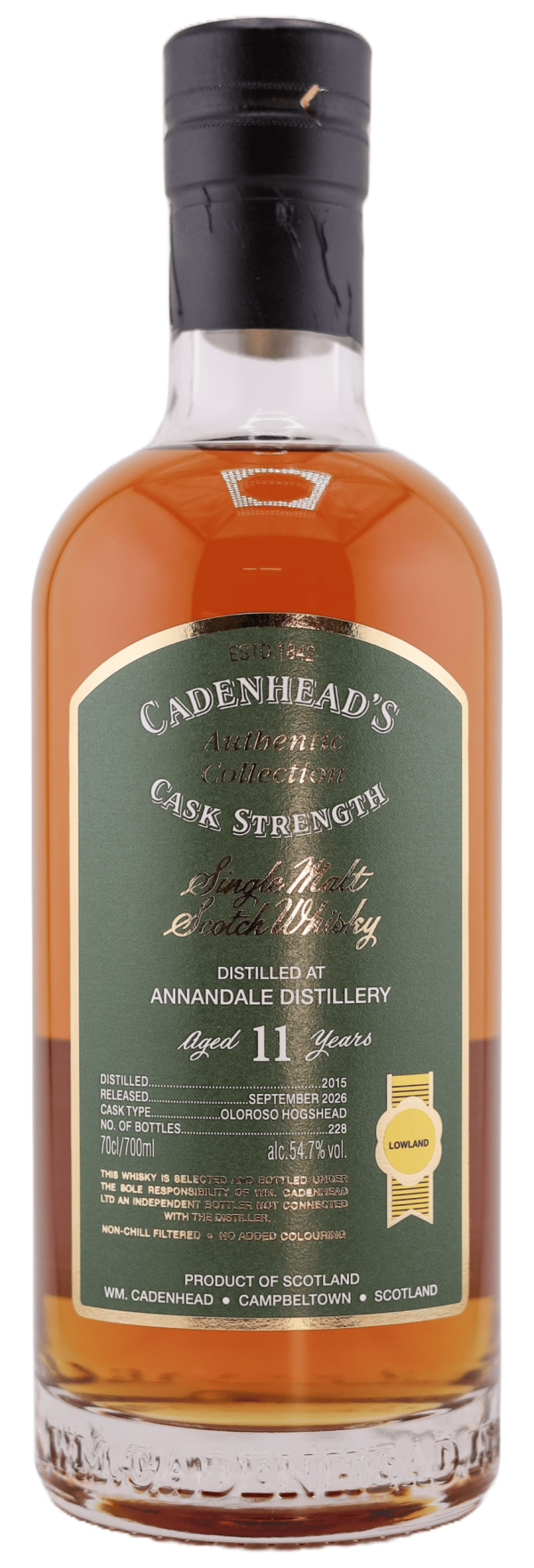 Annandale 11yo 54.7% abv 70cl Single Malt Whisky